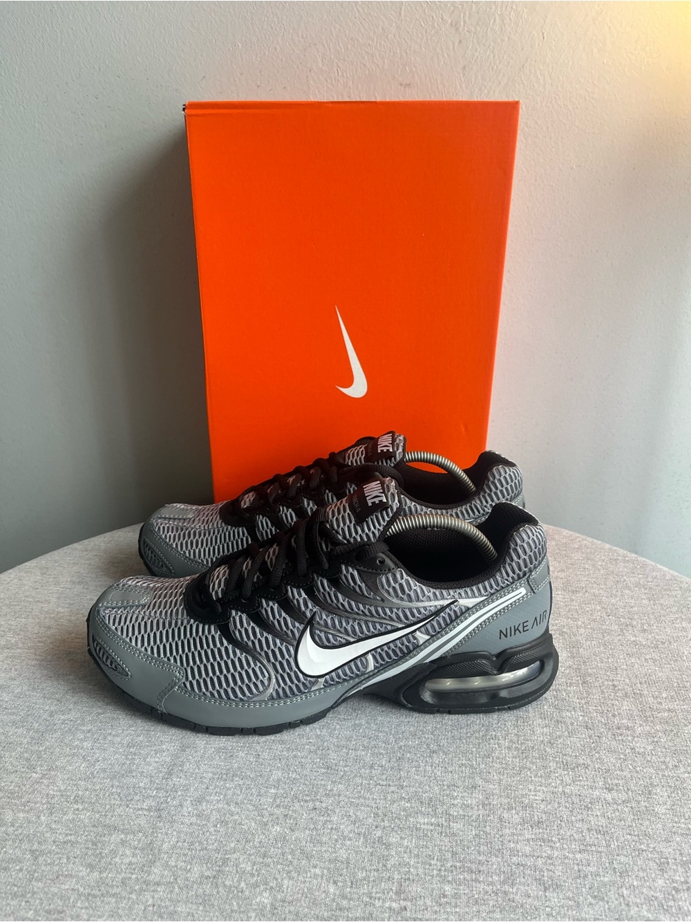 Nike Air Max Torch 4 Cool Grey White Black Athletic Men Shoes Size 11 343856-012